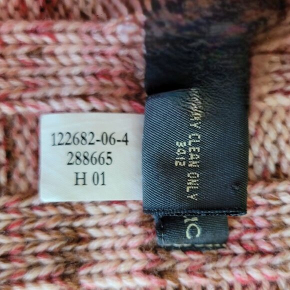 Banana Republic vintage pink 100% merino wool turtleneck sweater size M EUC - Picture 6 of 8